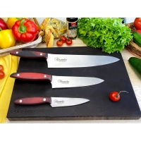 Набор из 3-х кухонных ножей Alexander AUS-8 Satin, Kizlyar Supreme купить в Кирове